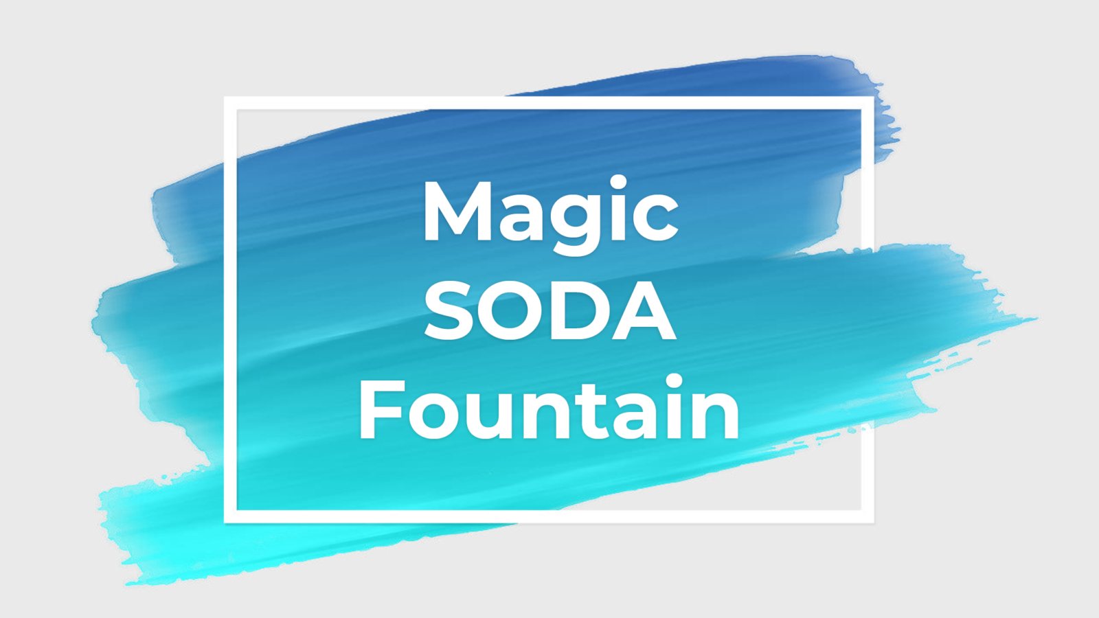 神奇飲料機 Magic SODA fountain